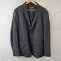 Karl Lagerfeld Paris Charcoal Gray Snap Front Blazer Women's XL image number 1