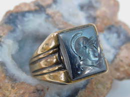 Vintage 10K Yellow Gold Carved Cameo Ring for Repair 6.6g alternative image