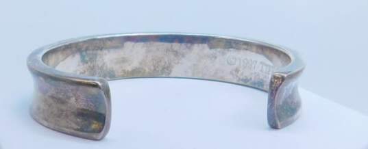 Tiffany & Co 925 Sterling Silver 1837 Cuff Bracelet 43.4g image number 2