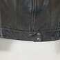 Hugo Buscati Women's Black Leather Jacket SZ XS image number 3