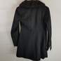 Guess Women Black Hooded Peacoat S image number 2