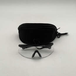 Mens Clear Lens ANSI Z87 Adjustable Strap Safety Work Glasses With Case
