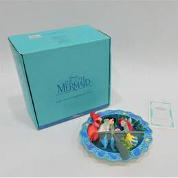 Disney The Little Mermaid Ariel & Prince 3D Relief Plate "KISS THE GIRL" COA
