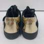 Michael Kors Women's Black Suede Gold Tone Toe Sneakers Size 9 image number 2