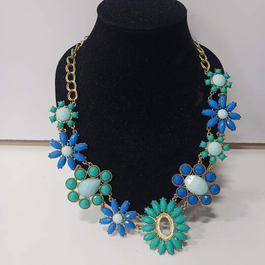 Bundle of Assorted Blue Fashion Jewelry image number 5