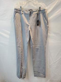 Express Gray Columnist Ankle Mid Rise Stretch Pants Women's Size 12R NWT