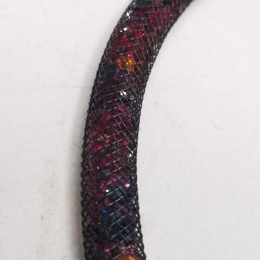Swarovski Crystal Multicolor Necklace 15" & Wrap Bracelet Bundle 2pcs. 46.7g image number 3