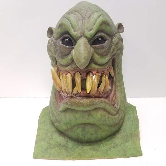 Custom Made Green Monster Mask With Hands and Extra Teeth image number 2