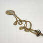 NWT Designer Robert Lee Morris Gold-Tone Two Layard Disc Pendant Necklace image number 3
