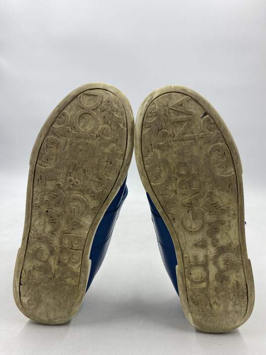 Authentic Dolce & Gabbana Blue Sneakers M 5.5 image number 7