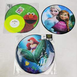 Picture Disc Vinyl Records Disney Little Mermaid Frozen Sesame Street