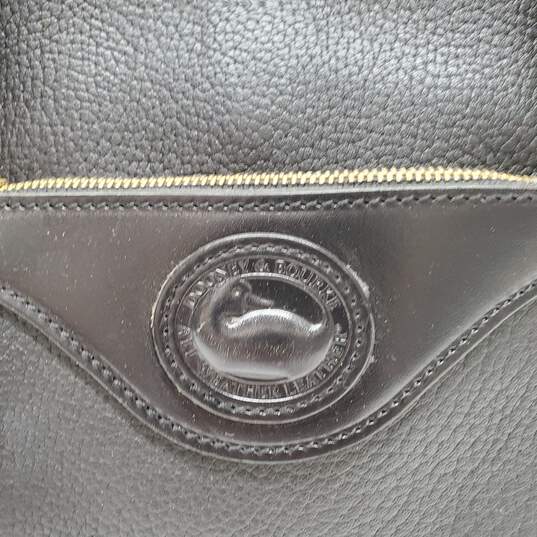 Dooney & Bourke Black Pebbled Leather Satchel Shoulder Bag 12x9.5x4" image number 6
