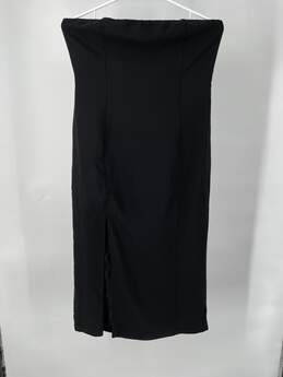 Forever 21 Womens Black Strapless Side Slit Mini Dress Size M T-0528185-I