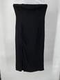 Forever 21 Womens Black Strapless Side Slit Mini Dress Size M T-0528185-I image number 1