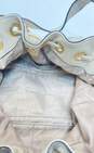 Michael Kors Beige Leather Drawstring Hobo Tote Bag image number 4