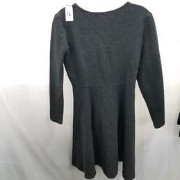 Scapa Lauren Perre Grey Zipper-Front Dress Size Small alternative image