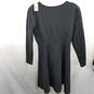 Scapa Lauren Perre Grey Zipper-Front Dress Size Small image number 2