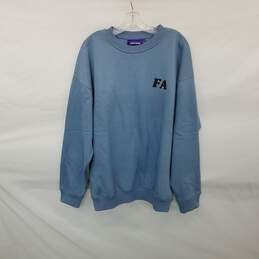 FA Blue Cotton Blend Pullover Sweatshirt MN Size XL