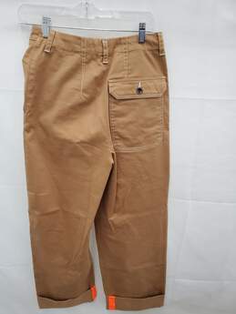 Zara Womens Baggy Wide Leg Relaxed Y2K Chino Pants Size-4 Sz-14inch used alternative image