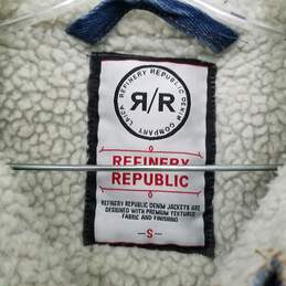 Refinery Republic Denim Sherpa Lined Denim Jacket Size Small