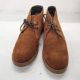 Crown Vintage Tobacco Brown Leather Chukka Boots Men's Size 11.5 alternative image