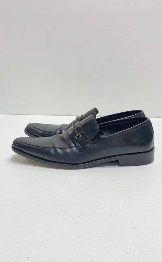 Boss Hugo Boss Leather Dress Loafers Black 10 image number 2