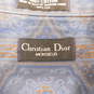 Christian Dior Monsieur Blue Long-Sleeve Men's Dress Shirt Size XL image number 5