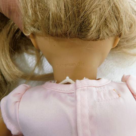American Girl Doll Blonde Hair Green Eyes Needs TLC Restoration Or Parts image number 4
