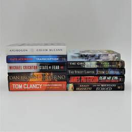 Lot of 10 Fiction Hardcover Novels