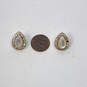Designer Kate Spade Gold-Tone Pearl Opal Shaped Pearl Stud Earrings image number 1