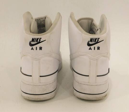 Nike Air Force 1 High Dual Air White Black Men's Shoe Size 14 image number 3