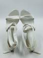 Authentic Burberry White Wedge Sandal W 9.5 image number 6