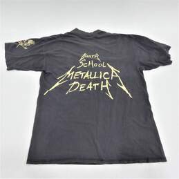 VTG 1992 Metallica Birth School Metallica Death Band T-Shirt Brockum Adult SZ XL alternative image