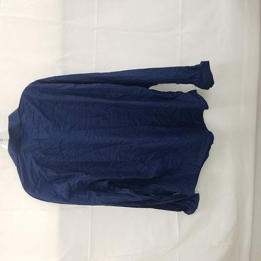 NM Slim FIT Men's 100 % Cotton Long Sleeve Blue Shirt Size XXL image number 2