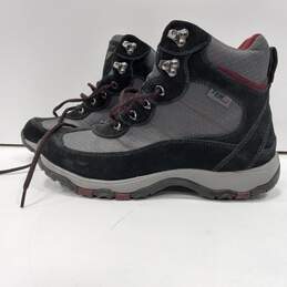 L.L Beans Women's Gray/Red/Black Tek 2.5 Waterproof Hiking Boots Size 11W