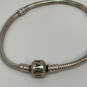 Designer Pandora S925 ALE Sterling Silver Snake Chain Charm Bracelet image number 4