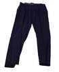 NWT Mens Blue Slash Pocket Flat Front Straight Leg Dress Pants image number 3
