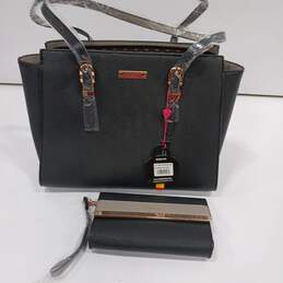 Women's Nikky by Nicole Lee Top Handle Satchel and Wallet Set NWT