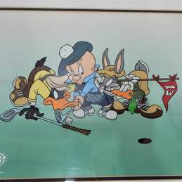 VTG 1995 Warner Bros Looney Tunes 13th Hole Golf Limited Edition Sericel Art alternative image