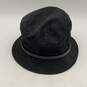 Coach Womens Black Round Wide Brim Leather Trim Bucket Hat Size M/L image number 1