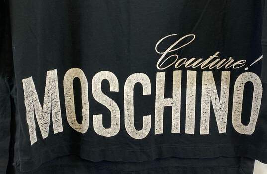 Moschino Black Moniker Shirt Dress-XL image number 4