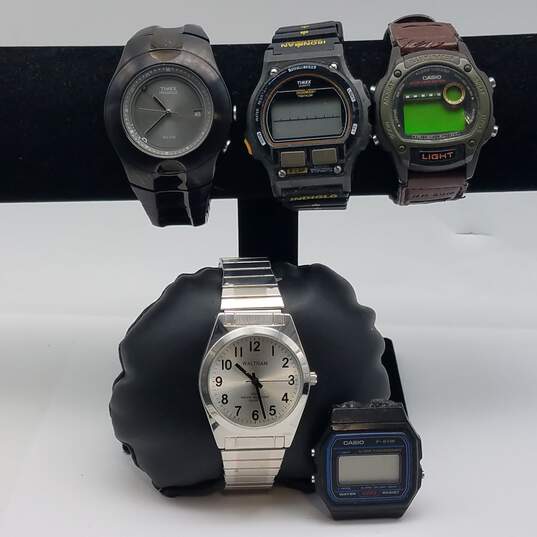 Vintage Retro Casio and Timex Men's Watch Collection image number 1