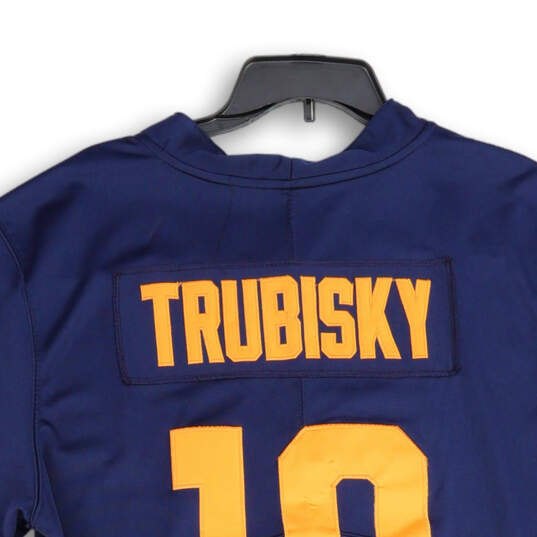 Mens Blue Kansas City Chiefs Mitchell Trubisky #10 NFL Football Jersey Size L image number 4