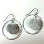 Designer Robert Lee Morris Silver-Tone RLM Soho Blue Stone Dangle Earrings image number 4