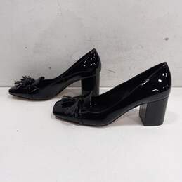 Women’s Ann Taylor Patent Tassel High Block Heel Pumps Sz 8.5M alternative image