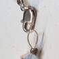 Sterling Silver Rose Quartz Crystal Necklace 25.1g image number 5