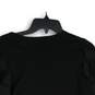 NWT Chico's Womens Black Ruffle Boat Neck Long Sleeve Pullover Sweater Size 1 image number 4