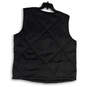 NWT Mens Black Sleeveless Round Neck Full-Zip Quilted Vests Size L image number 2