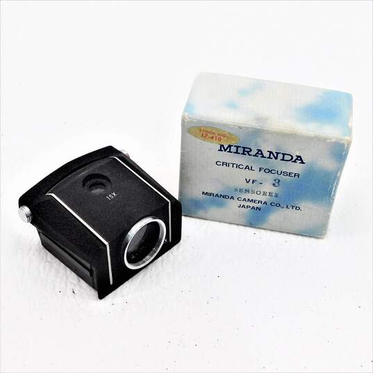 Miranda Sensorex 35mm Film Camera W/ Lens Critical Focuser & Extension Tube Set image number 8