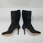 White House Black Market Bordeaux 570059263 Women's Size 8 M Black Leather Tall Heel Boots image number 1